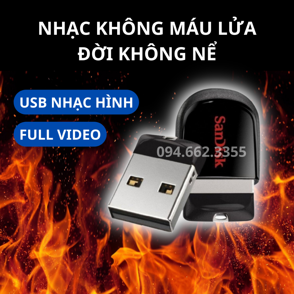 USB NHẠC HÌNH CHO Ô TÔ - FULL VIDEO