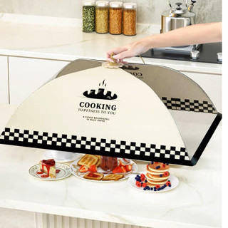 Lồng bàn vải gấp gọn thoáng khí chống bụi, côn trùng , bảo quản thực phẩm tiện lợi