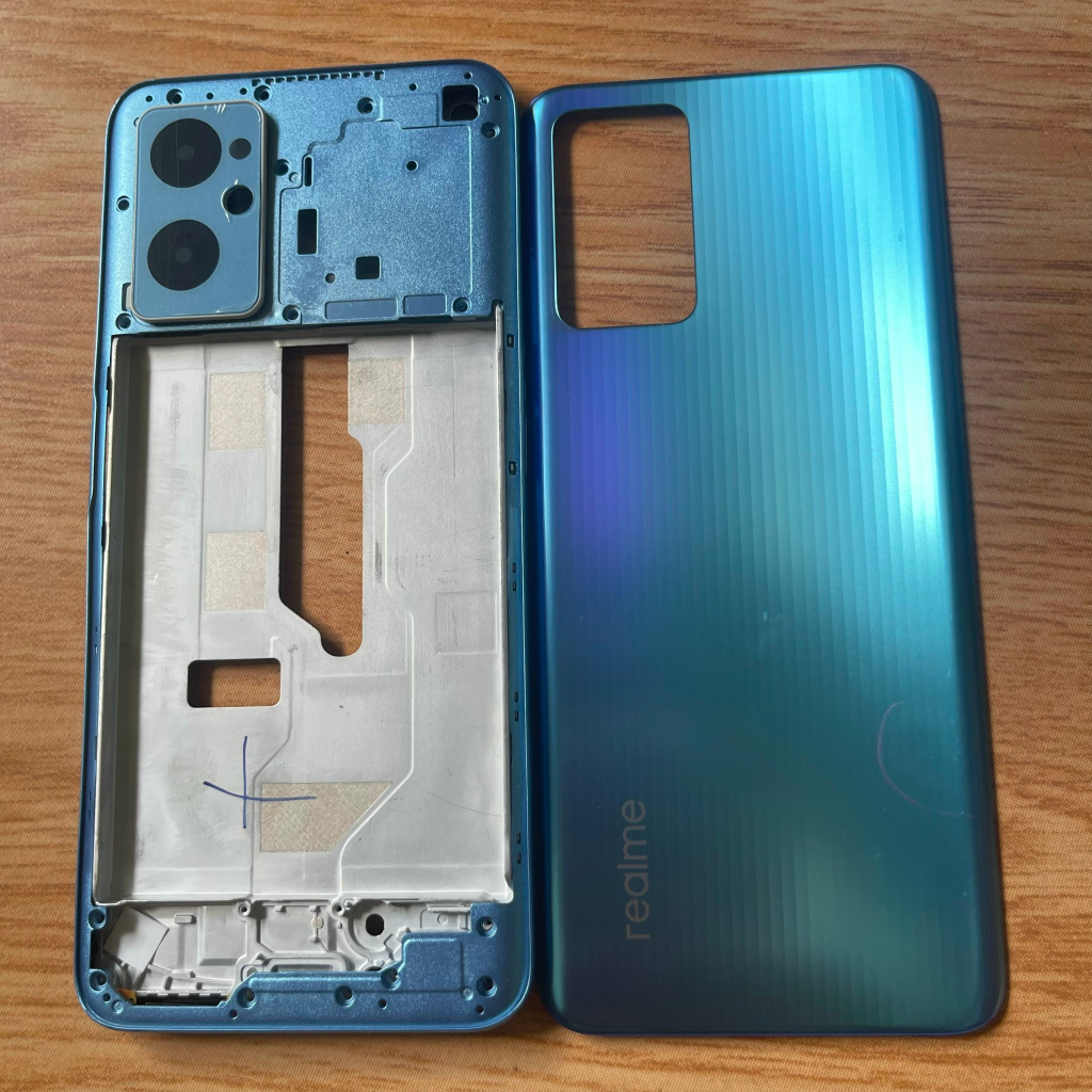 Bộ vỏ realme 9i  ZIN nút âm lượng