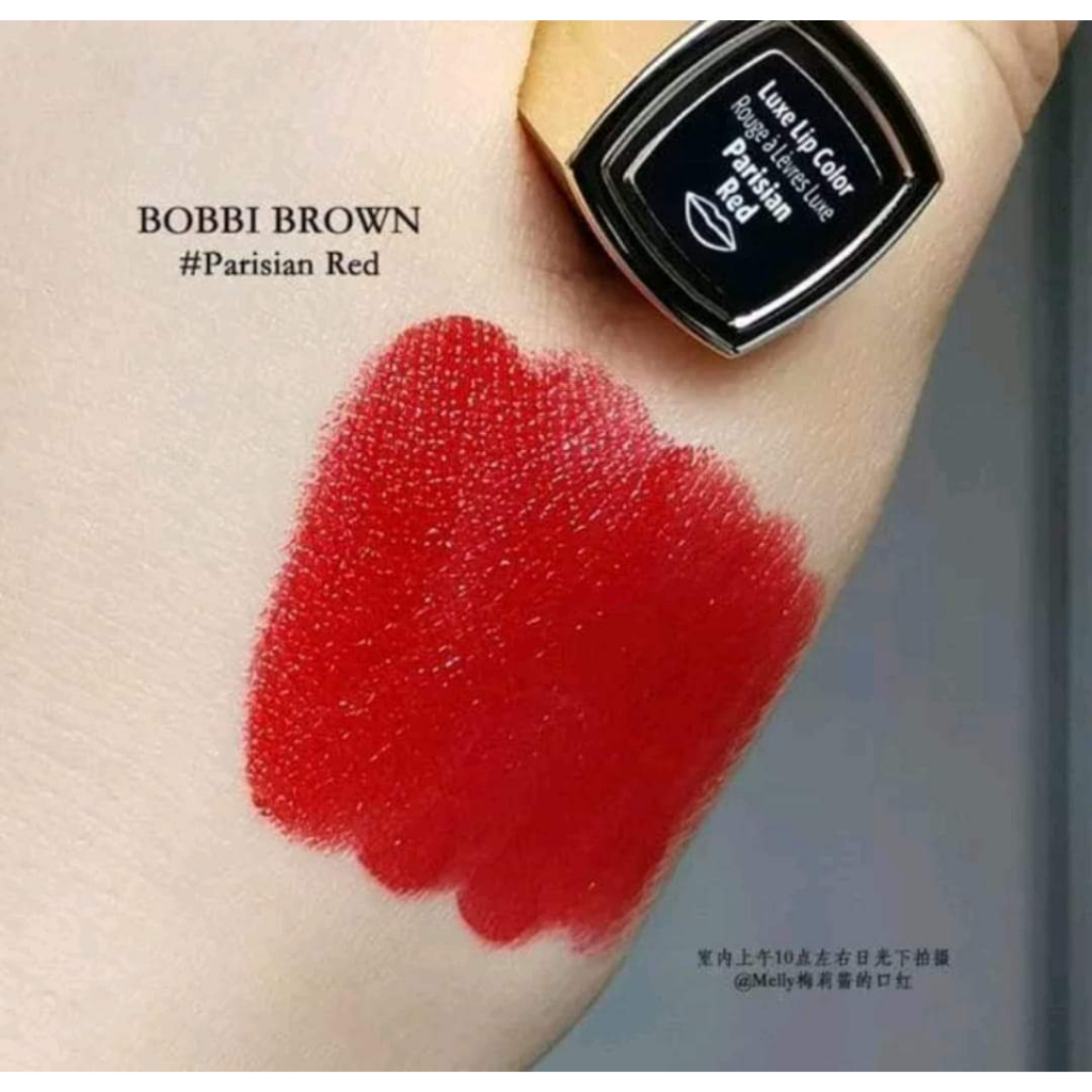 [CÓ SẴN] Son Bobbi Brown Luxe minisize màu Parisian Red 2.5g