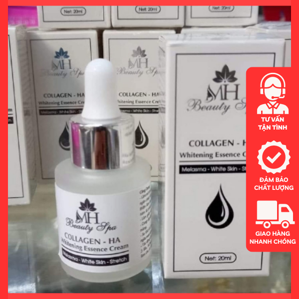 Serum nhả nám HA Collagen MH Beauty Spa ⚡ CHÍNH HÃNG ⚡ Tinh chất mờ tận gốc nám tàn nhang, cải thiện da không đều màu