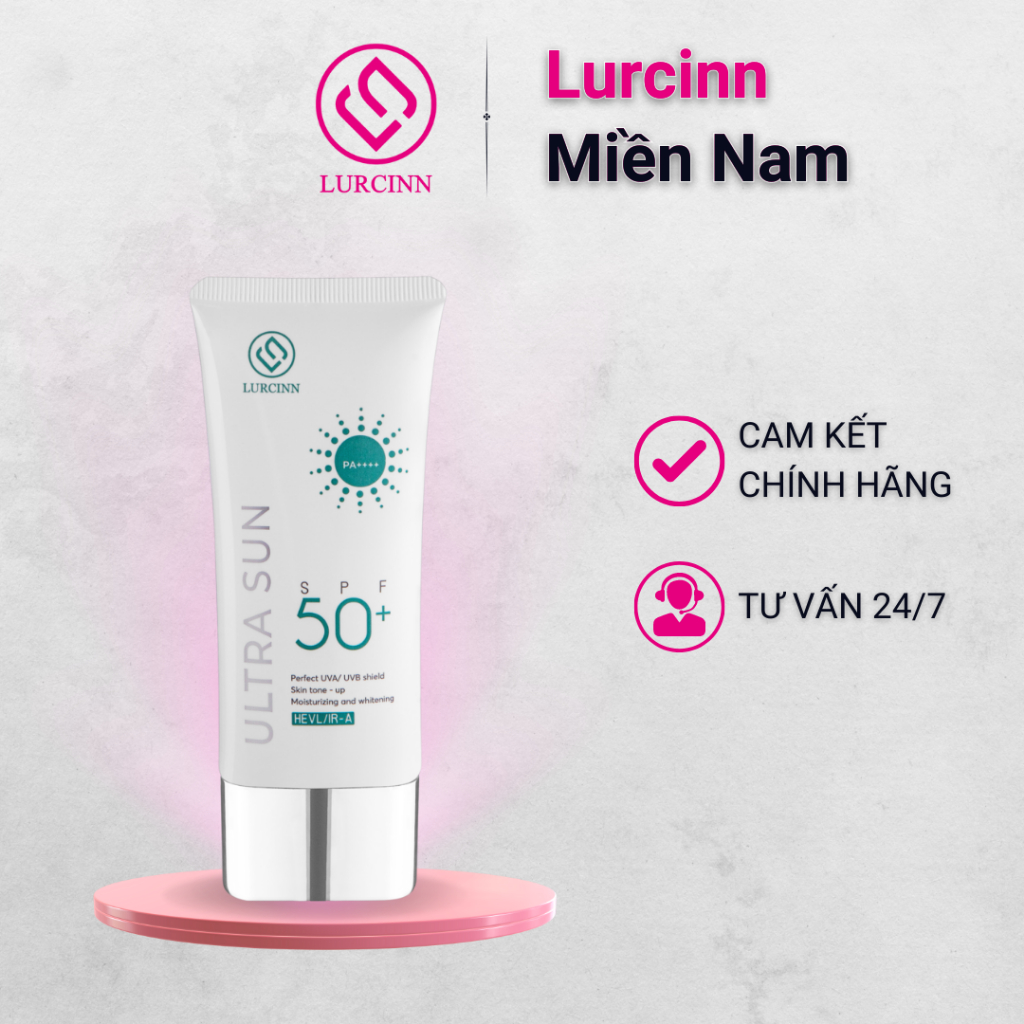 Kem chống nắng vật lý Lurcinn Ultrasun SPF 50+ 60g