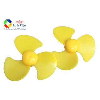 Quạt mini 3 cánh đường kính 50mm trục 2mm dùng cho động cơ 3v học stem