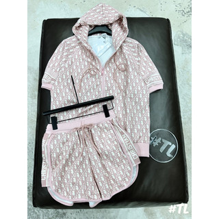 Set Di.or cộc tay có mũ siu cấp