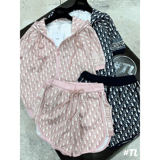 Set Di.or cộc tay có mũ siu cấp