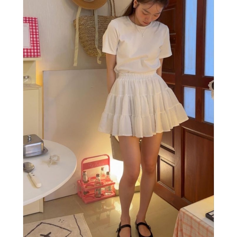 Chân váy tầng mini Cloudy Skirt.