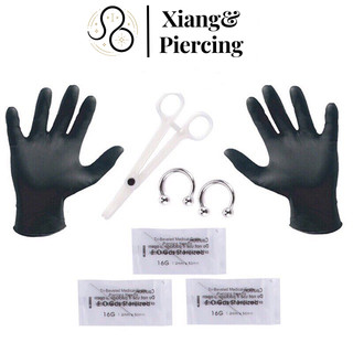 Bộ Xỏ Khuyên Tại Nhà 8 Sản Phẩm Xỏ Tai, Xỏ Mũi (Septum)
