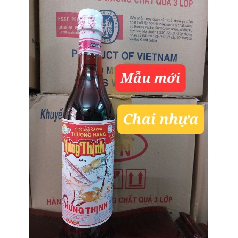 Nước mắm Hưng Thịnh chai 25 độ 620ML