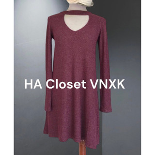 Đầm thun gân xuất mỹ