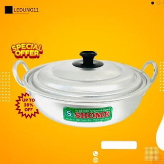 Lẩu nhôm cao cấp (22cm - 24cm)