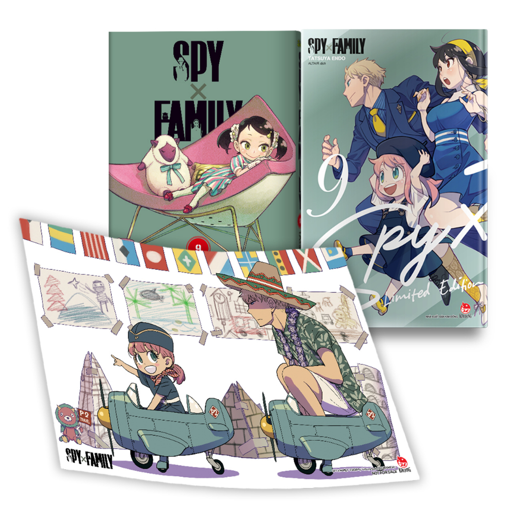 Sách - Spy X Family Tập 9 - Limited Edition