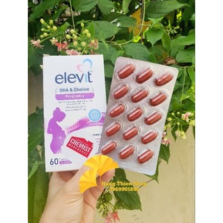 Viên uống Dha cho bà bầu Elevit DHA + Choline Pregnancy 60 viên Úc