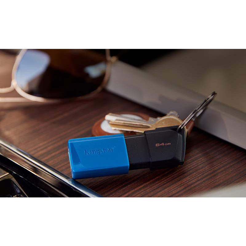 USB Kingston,SSK 128GB 64GB 32GB siêu tốc độ 100Mb/s bh 3 năm, usb nắp trượt có khe gắn chìa khoá