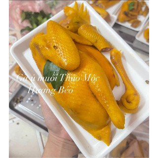 Gà ủ muối thảo mộc Hương Béo hàng loại 1 siêu ngon