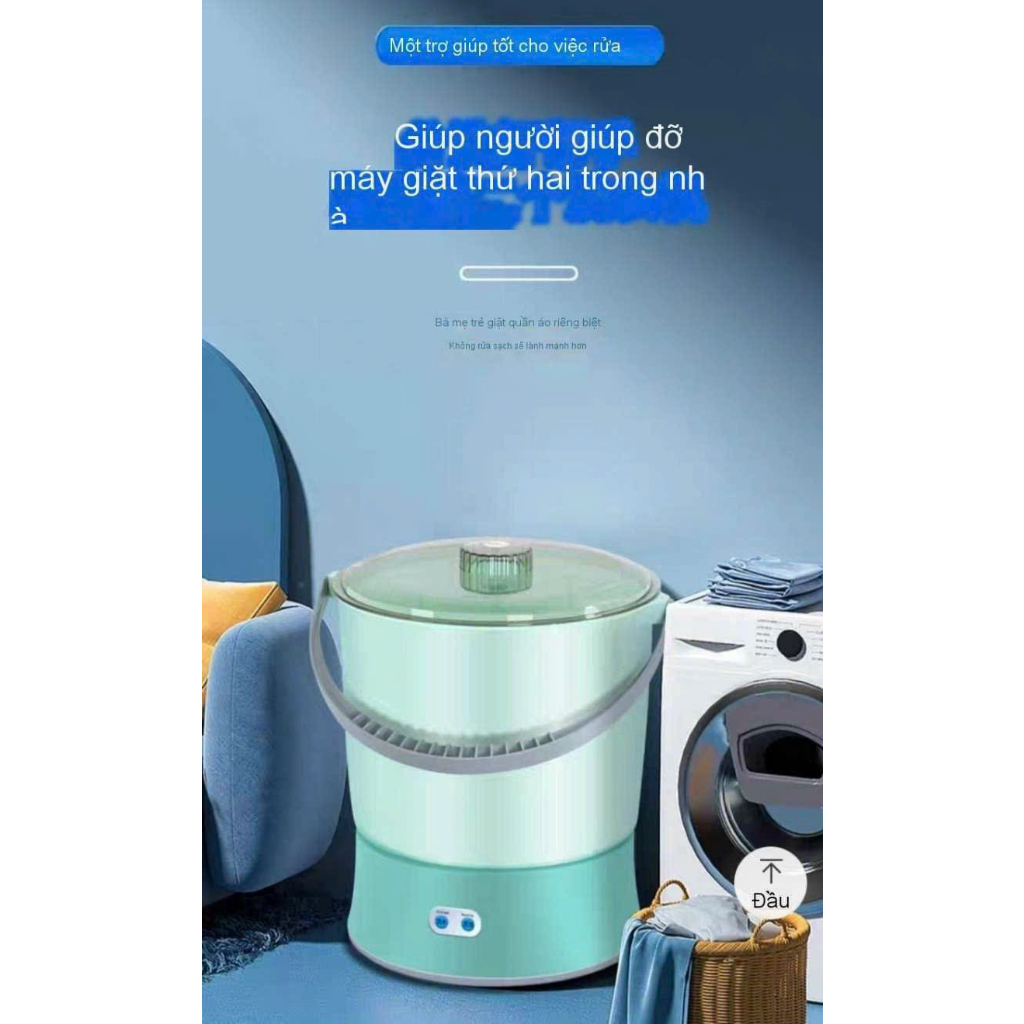 Máy Giặt Mini Máy Giặt Gấp Gọn Siêu Tiện Lợi 3/4kg/6L/8L