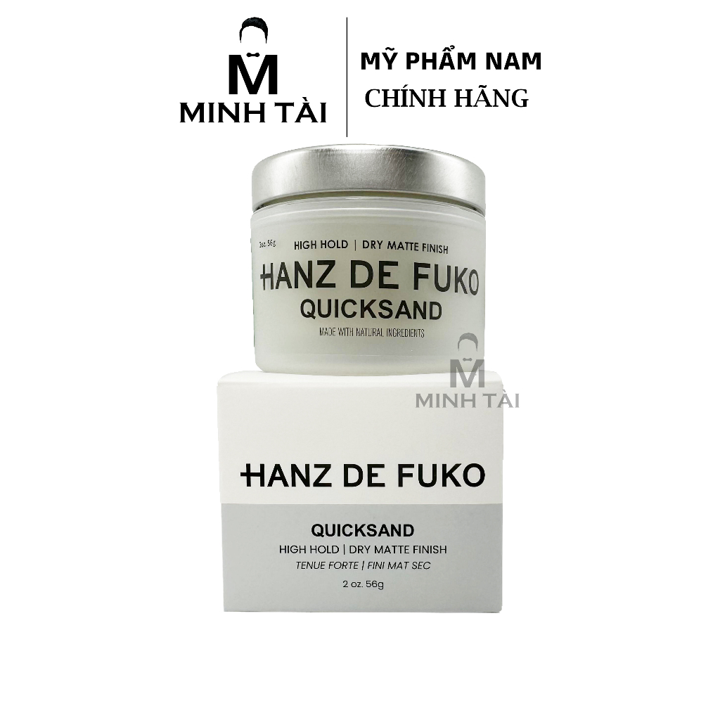 Sáp vuốt tóc nam HANZ DE FUKO QUICKSAND  56g - Hàng Chính Hãng