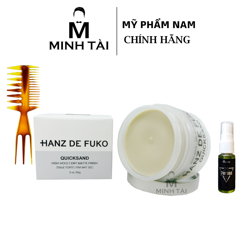 Sáp vuốt tóc nam HANZ DE FUKO QUICKSAND  56g - Hàng Chính Hãng