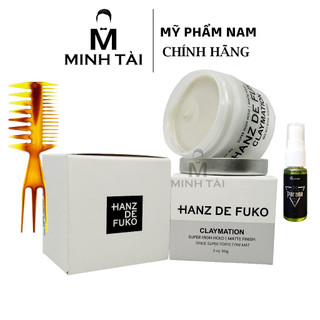 Sáp vuốt tóc nam HANZ DE FUKO CLAYMATION 56g - Hàng Chính Hãng