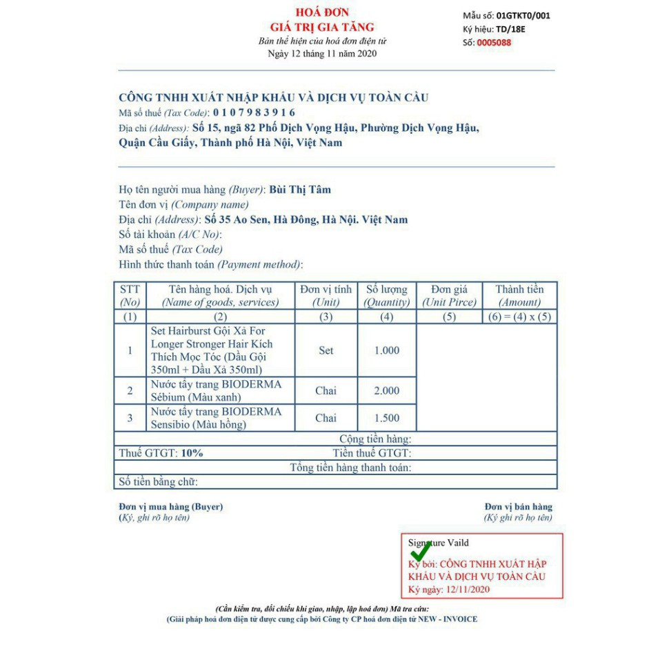 Nước tẩy trang bioderma 500ml cho mọi loại da chính hãng