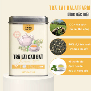 Trà lài cầu đất dalat farm loại đặc biệt - hộp 110gr
