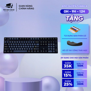 [MUA 1 TẶNG 1] Bàn Phím Cơ Có Dây Mistel Sleeker X-VIII Glaze Blue - PBT Double Shot/ Cherry MX/ USB Type-C