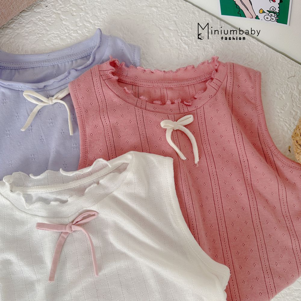 Bộ quần áo mặc nhà, đi chơi cho bé gái, chất liệu cotton mềm mịn thoáng mát, miniumbabyfashion SB1492