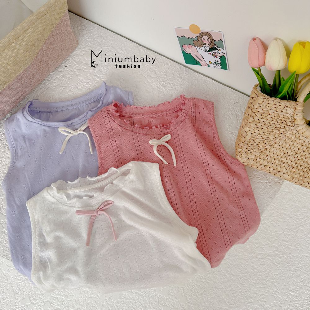 Bộ quần áo mặc nhà, đi chơi cho bé gái, chất liệu cotton mềm mịn thoáng mát, miniumbabyfashion SB1492