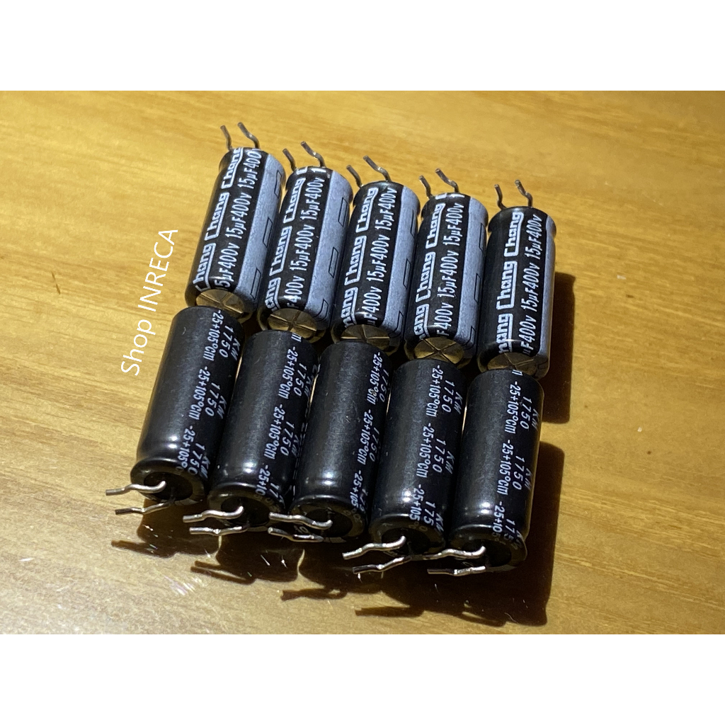 Bộ 10 Tụ hóa 15uF 400V