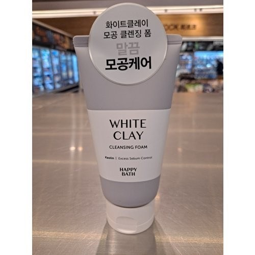 Sữa Rửa Mặt Đất Sét Happy Bath White Clay Cleasing Foam 150g