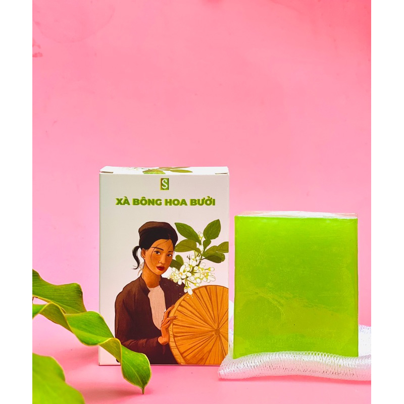 Xà bông hoa bưởi🌿chính hãng 100gr🌿hương hoa bưởi nhẹ nhàng dễ chịu