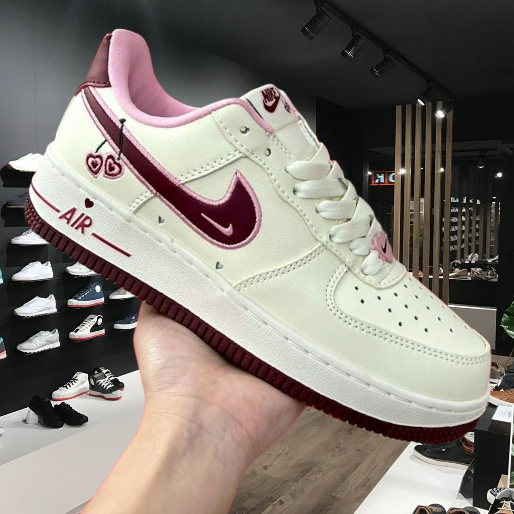 Giày_Nike Air Force 1 Valentine's Mới Nhất 2023 , Giày AF1 Hottrend Full Box Bill.