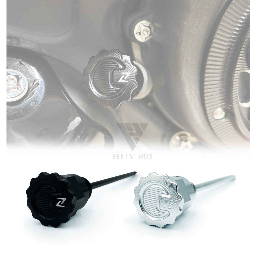 Que thăm nhớt kiểu dáng Zelioni dành cho Vespa Sprint Primavera Iget, 3vie