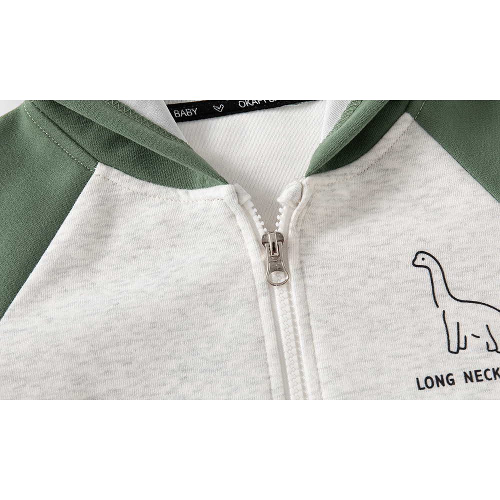 Áo khoác trẻ em có mũ hàng Quảng Châu dày dặn Áo bé trai Kun kun