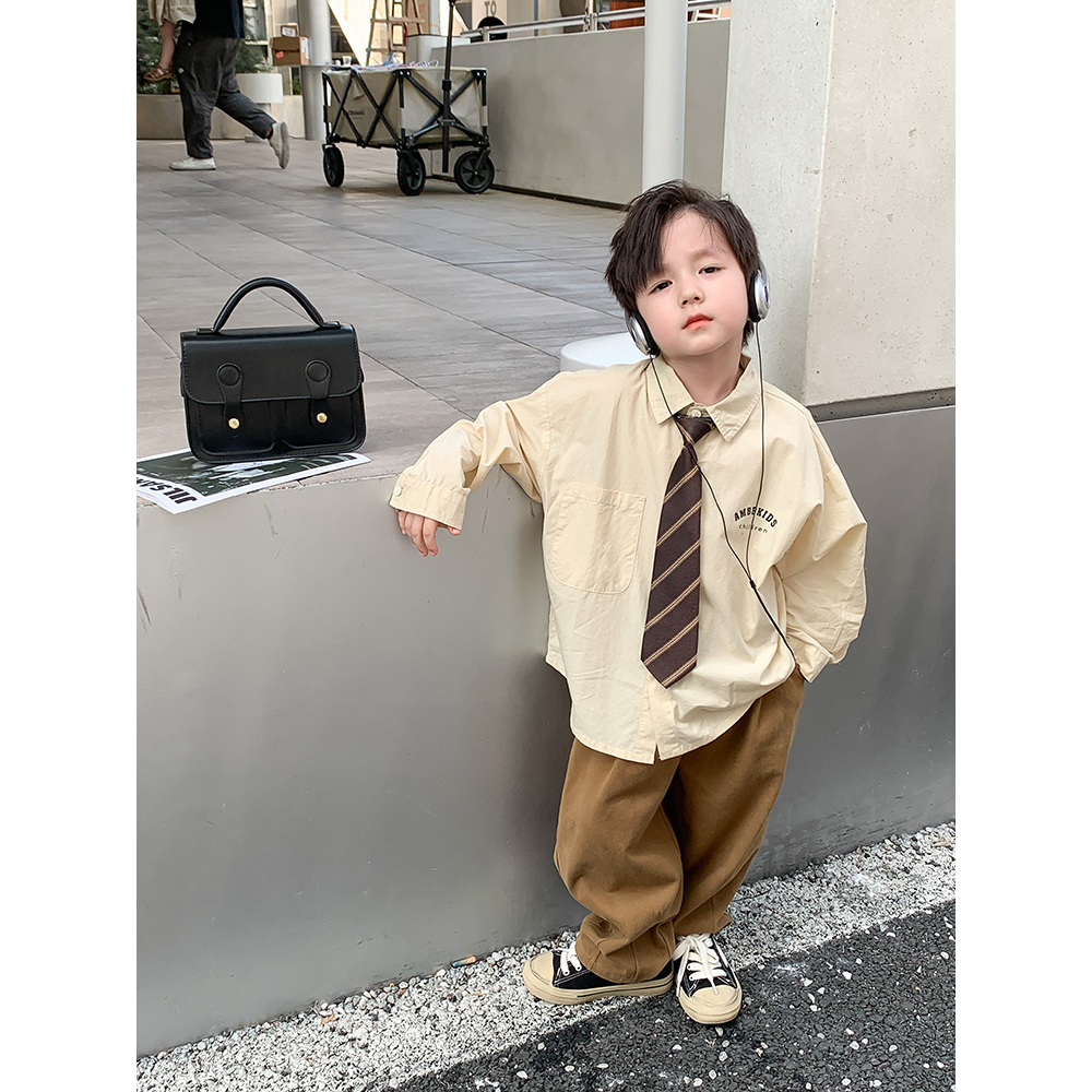 Áo sơ mi siêu đẹp cho bé trai AMBB shop Kunkun Áo sơ mi cho bé trai Kunkid