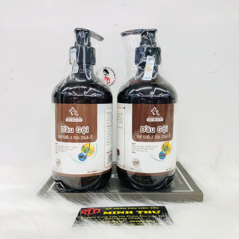 Gội Xả Bồ Kết & Hà Thủ Ô Dành Cho Tóc Gàu, Nấm và Ngăn Rụng Tóc