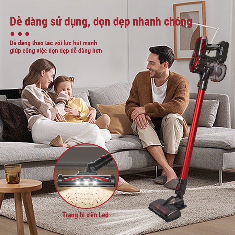 Máy hút bụi cầm tay KHÔNG DÂY SẠC PIN SK3391 công suất 200W SOKANY, hút bụi gia đình, hút bụi giường nệm, sofa, xe hơi