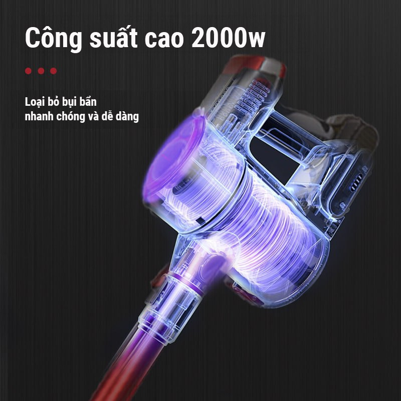 Máy hút bụi cầm tay KHÔNG DÂY SẠC PIN SK3391 công suất 200W SOKANY, hút bụi gia đình, hút bụi giường nệm, sofa, xe hơi