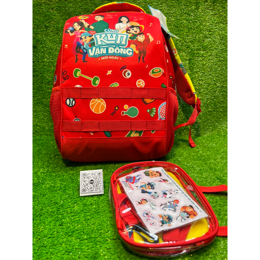 Balo chống gù Kun tặng kèm túi cá nhân siêu HOT