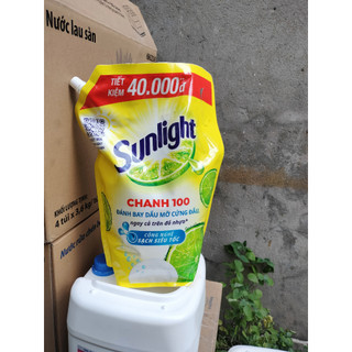 NƯỚC RỬA CHÉN SUNLIGHT TÚI CHANH 3.1Kg