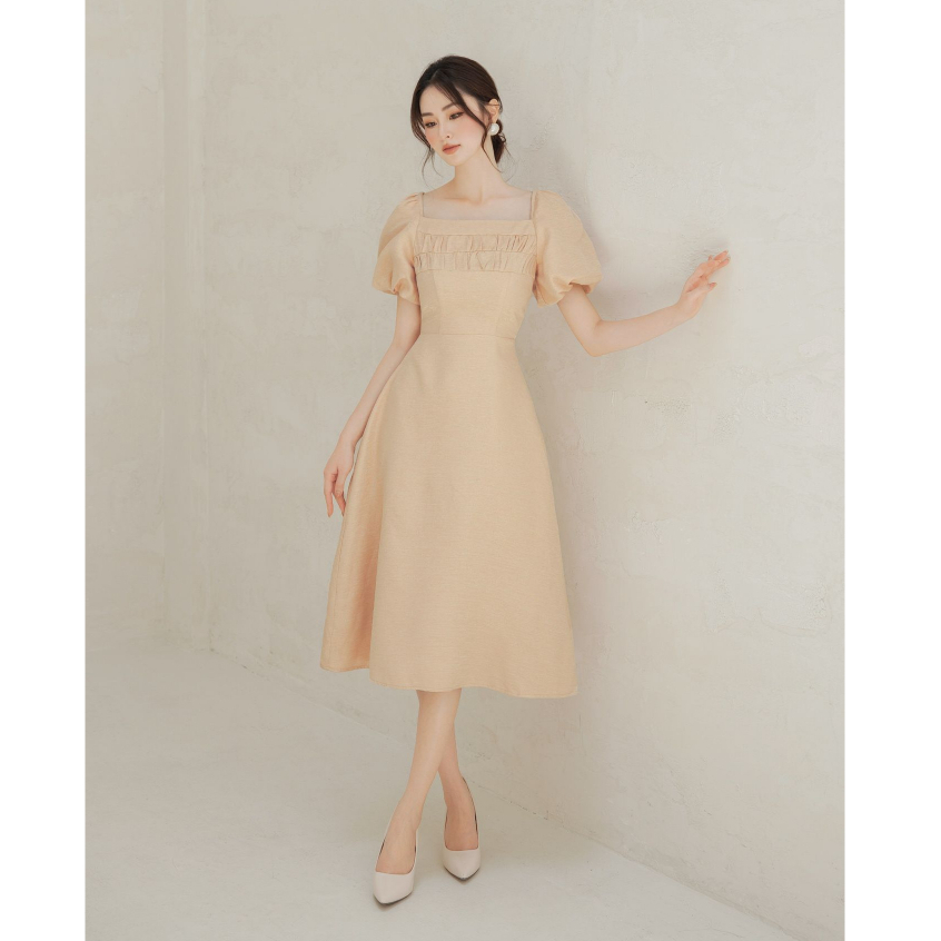 OLV - Đầm Creamy Ruffle Dress