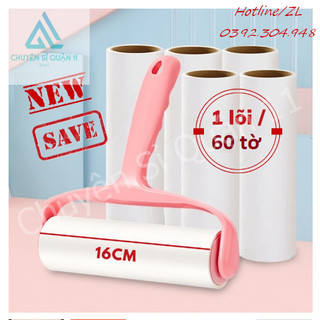 Cây Lăn Bụi Làm Sạch Quần Áo 16cm, Ga Giường, Sofa, Lông Chó Mèo Có bán kèm lõi thay thế