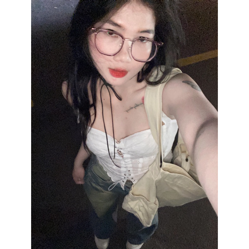 Áo croptop xương cá