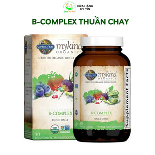 Vitamin B tổng hợp thuần chay B-Complex Once Daily Garden of Life 36 viên.