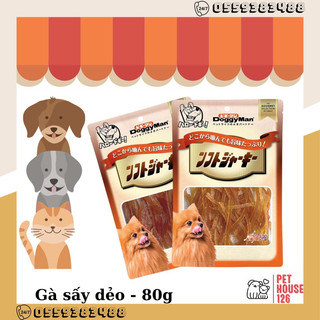 Snack gà sấy dẻo cho chó 80gr - doggyman
