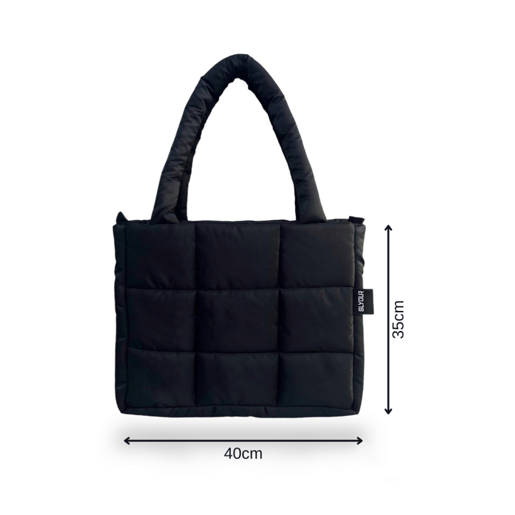 Túi TOTE trần bông kẻ caro - túi đeo chéo local brand SLYOUR