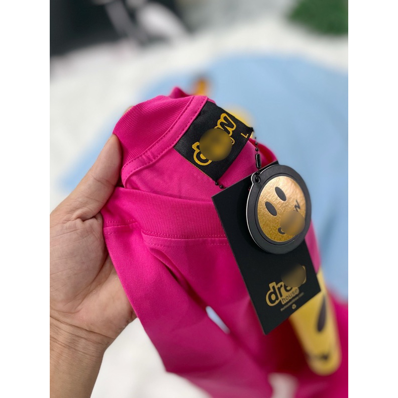 Áo Thun D.r.e.w mặt cười thun 100% cotton 2 chiều Form Unisex Nam Nữ - HÀNG ĐẦY ĐỦ TAG