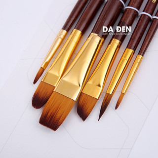 [DA ĐEN - QUẬN 3] Bộ 6 Cọ Vẽ Keep Smiling A606M