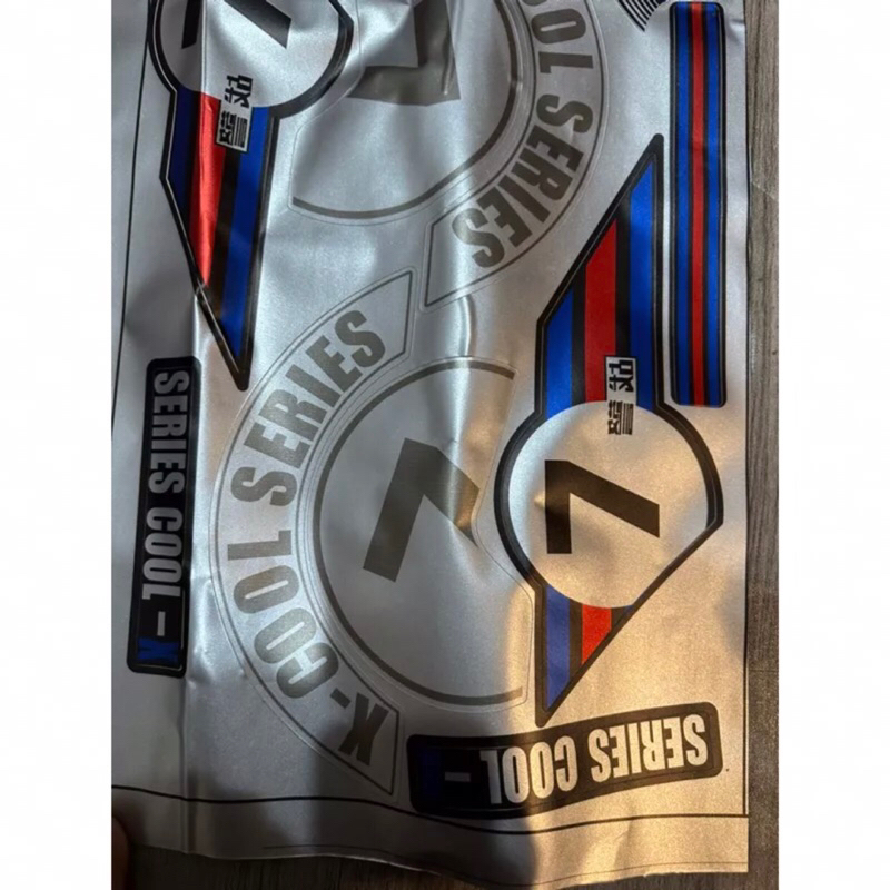 Tem số 7 dán xe điện xmen tem xịn 3 lớp 1 năm không bong tróc bay màu