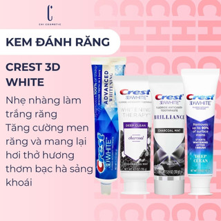 Kem đánh răng Crest 3D White Nhiều dòng