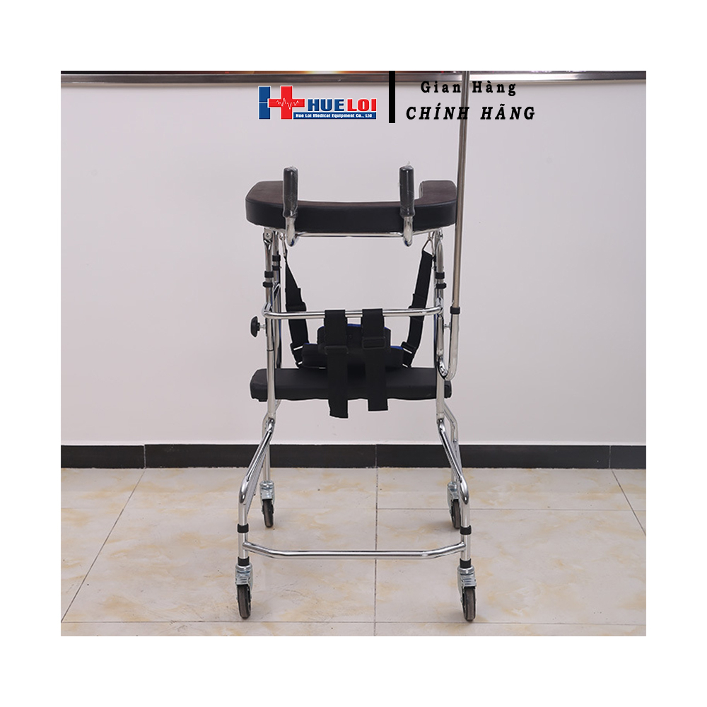 Khung Tập Đi HUELOI 4 Bánh Xe Tải Trọng 200Kg Chuyên Dùng Cho Người Tai Biến,Liệt